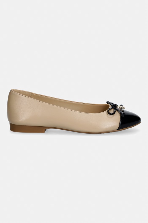MICHAEL Michael Kors balerinke kožne Piper Flex Ballet 40S6PIFP1L.156 bež SS26