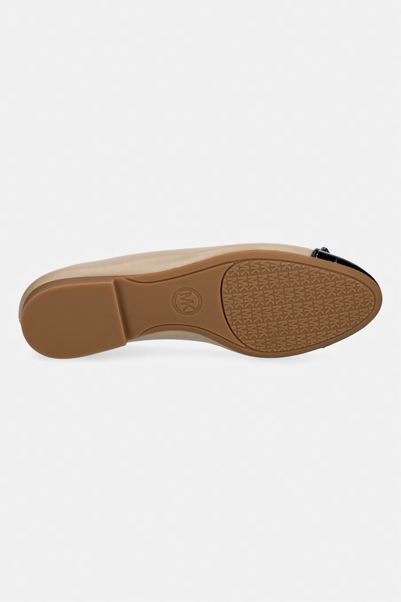 MICHAEL Michael Kors balerinke kožne Piper Flex Ballet 40S6PIFP1L.156 bež