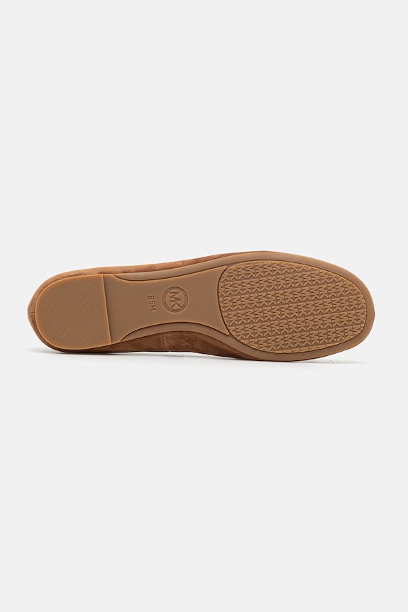 Μπαλαρίνες σουέτ MICHAEL Michael Kors Shae Flex Ballet 40S6SHFP1S.230 καφέ