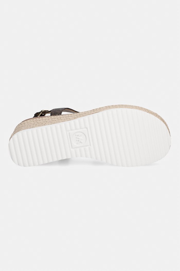 Πέδιλα MICHAEL Michael Kors Val Thong Wedge 40S6VAMS1B.200 καφέ