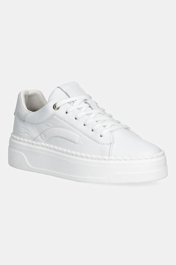 G-Star sneakersy skórzane JORD BSC W skóra zamszowa biały D28144.01.D280