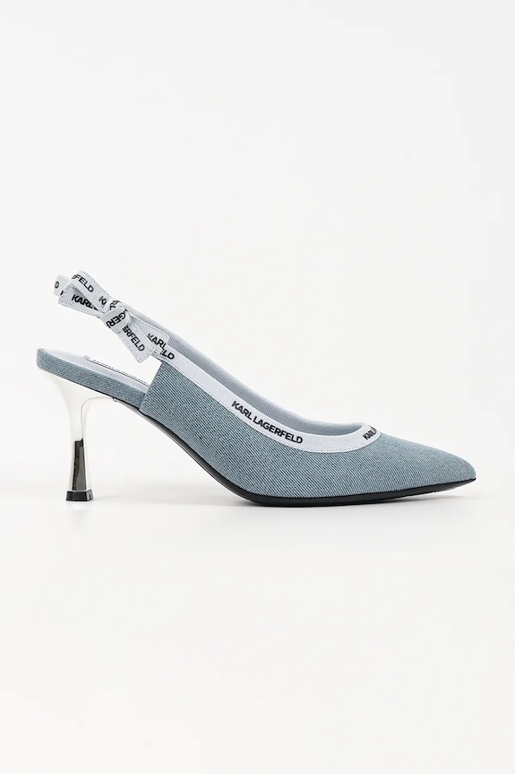 Karl Lagerfeld tocuri din piele Sienna albastru KL32706D.DAB