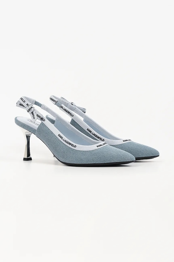 Karl Lagerfeld tocuri din piele Sienna KL32706D.DAB albastru SS26