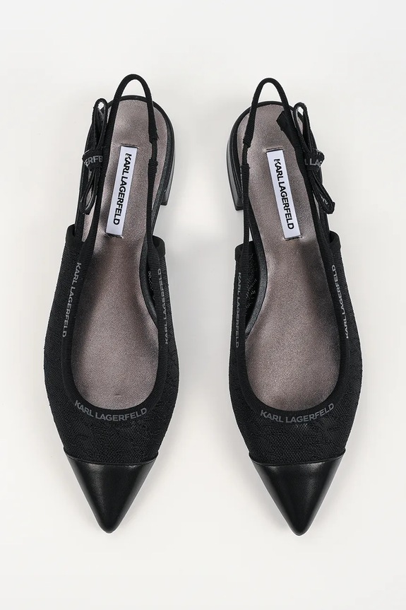 Karl Lagerfeld balerinke Kerrie crna KL40158.M0X