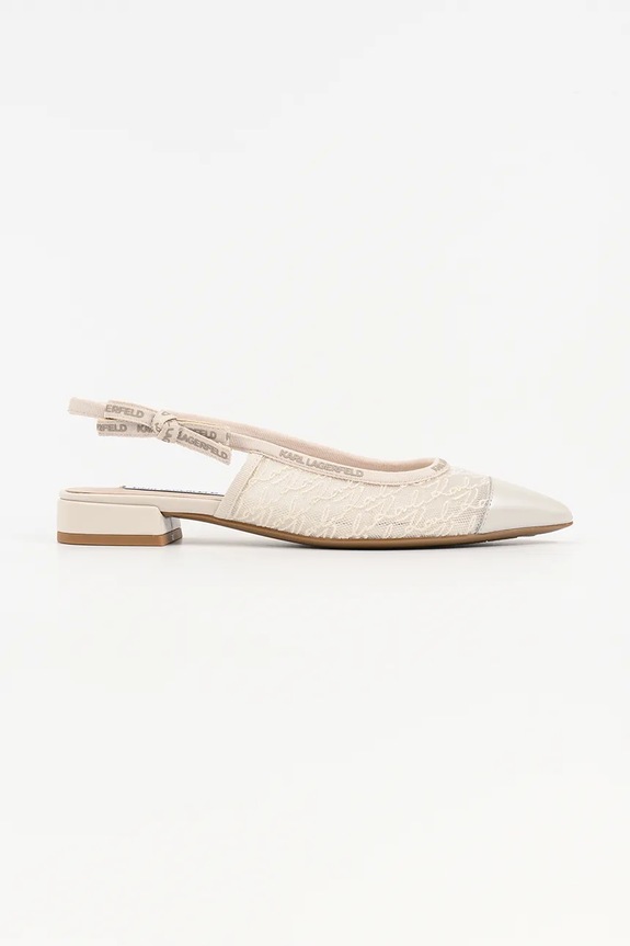 Karl Lagerfeld balerinke Kerrie bež KL40158.M11