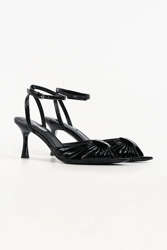 Kožené sandály Karl Lagerfeld Sienna KL32703A.000 černá SS26