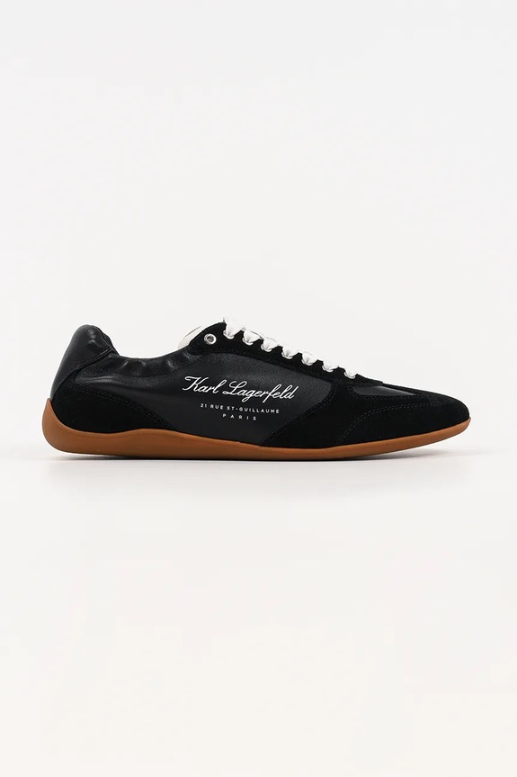 Karl Lagerfeld Altia tenisky dámske kožené čierna KL66125.300