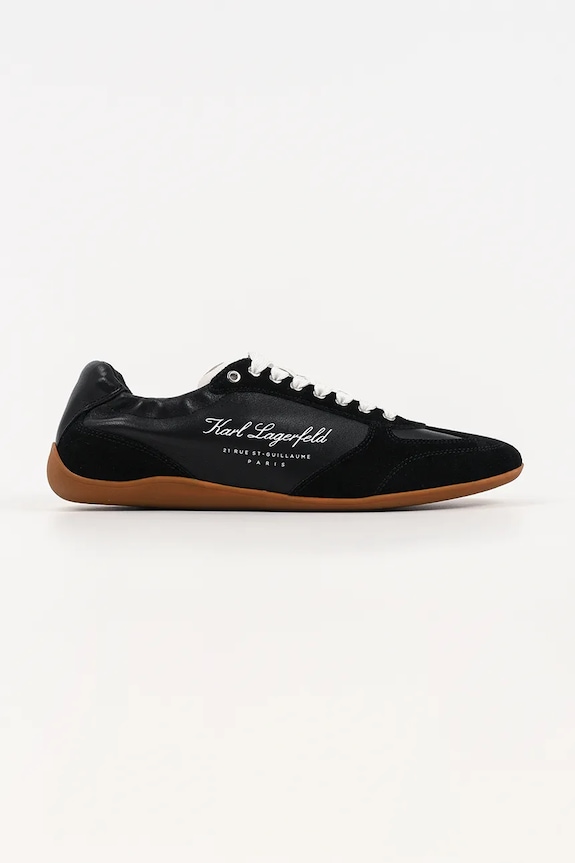 Karl Lagerfeld Altia tenisky dámske kožené čierna KL66125.300