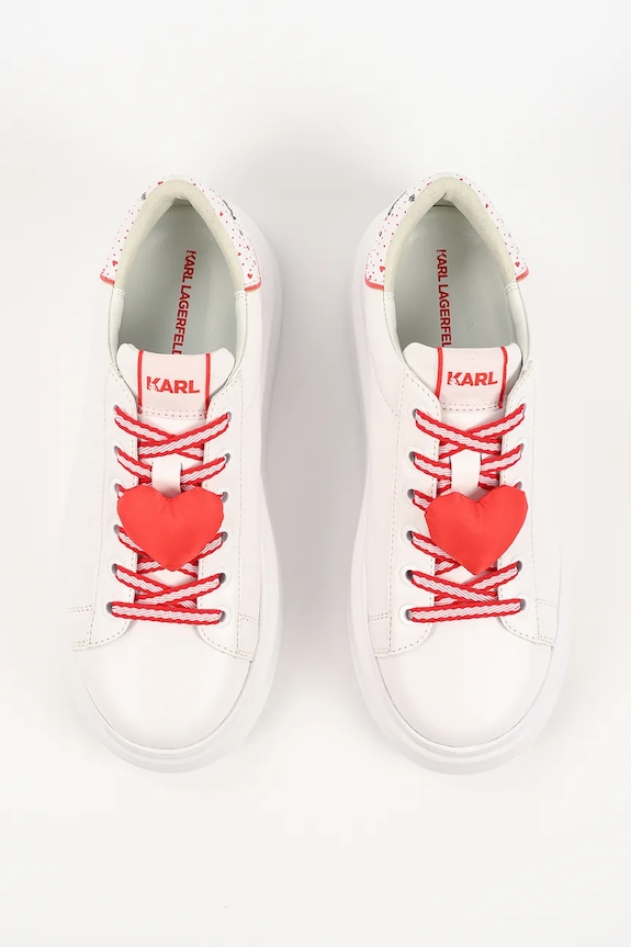 Δερμάτινα sneakers Karl Lagerfeld Anakapri λευκό KL63516V.01D