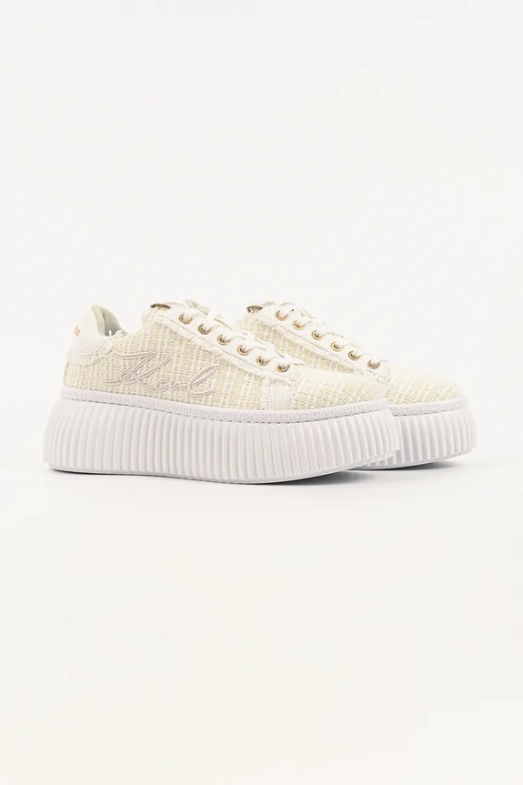 Sneakers Karl Lagerfeld Kreeper Lo KL42326B.B11 μπεζ SS26