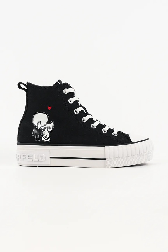 Karl Lagerfeld Kampus Max πάνινα Γυναικεία μαύρο KL60456A.900