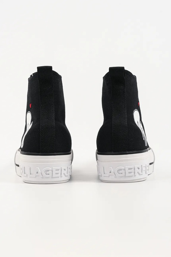 Παπούτσια Karl Lagerfeld Kampus Max πάνινα Γυναικεία KL60456A.900 μαύρο
