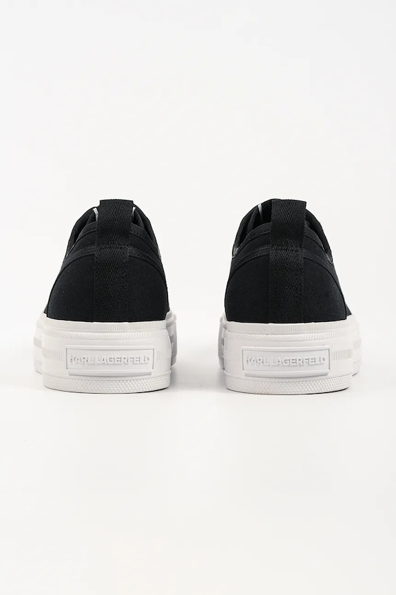 Παπούτσια Karl Lagerfeld Kampus Max V πάνινα Γυναικεία KL60516.900 μαύρο