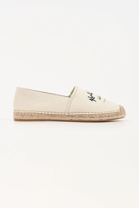 Espadrilky Karl Lagerfeld Kamini textilní béžová KL80110A.9T1