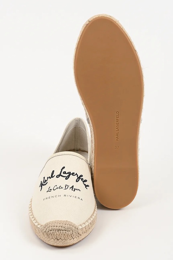 Espadrilky Karl Lagerfeld Kamini KL80110A.9T1 béžová