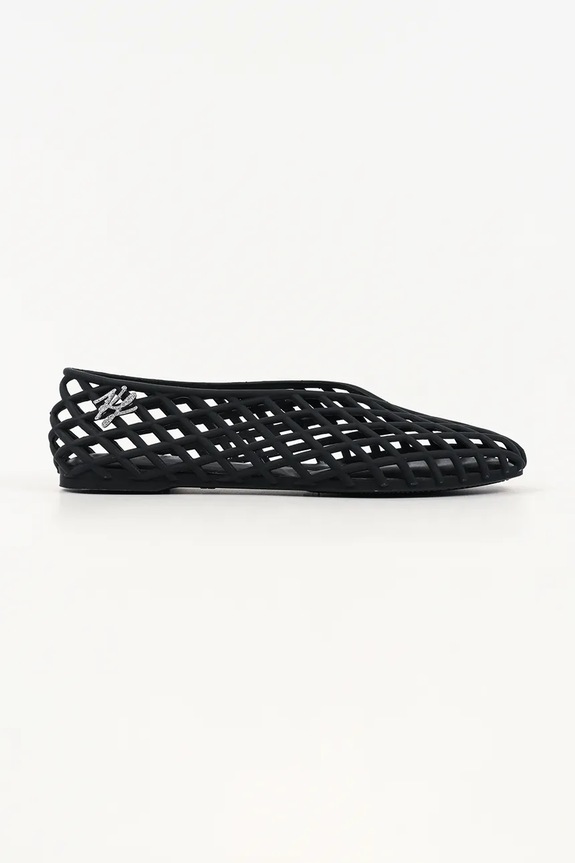 Karl Lagerfeld baleriny Jelly Ballet czarny KL80036.V00