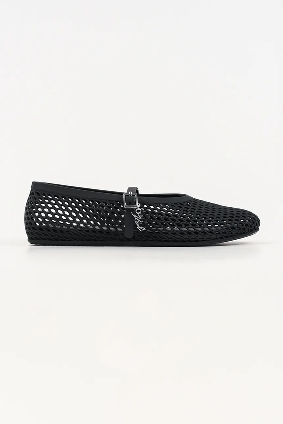 Karl Lagerfeld baleriny Jelly Ballet czarny KL80035.V00