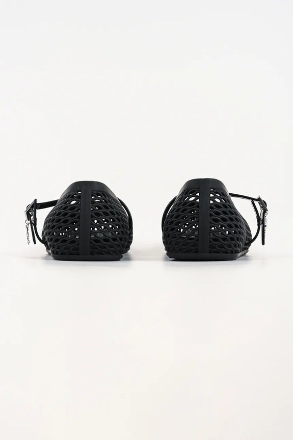 Obuwie Karl Lagerfeld baleriny Jelly Ballet KL80035.V00 czarny