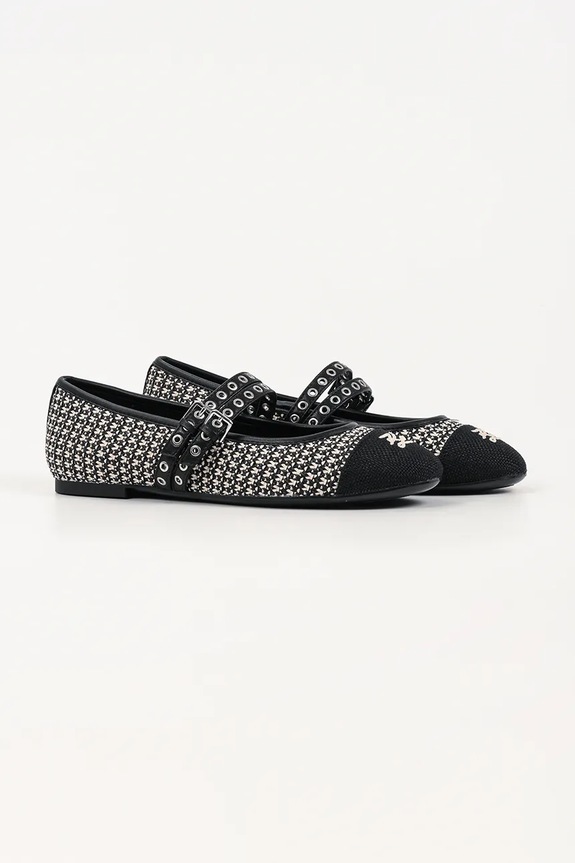 Karl Lagerfeld baleriny Karo KL40128.J01 czarny SS26