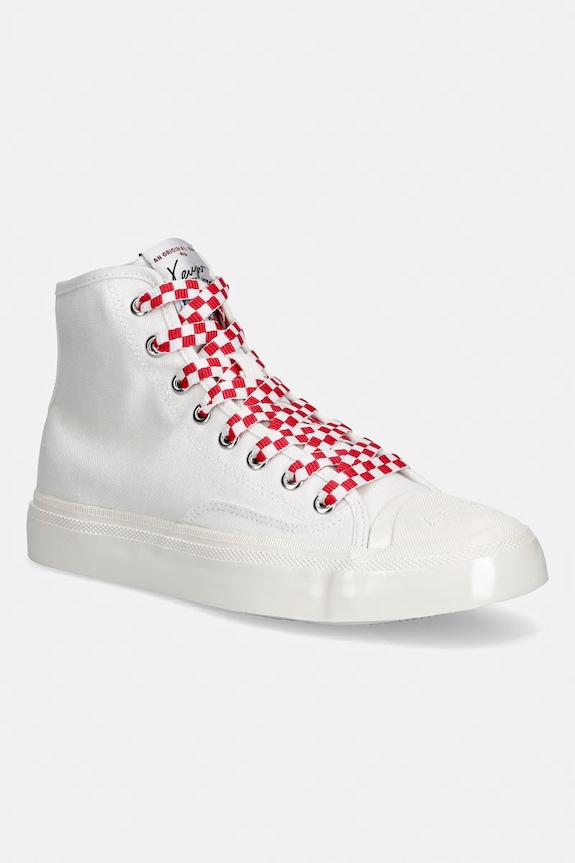 Kenzo trampki High top Sneaker płaska biały FG52SN026F50.02