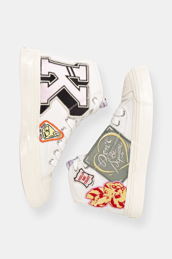 Kenzo trampki High top Sneaker FG52SN027F67.MU biały SS26