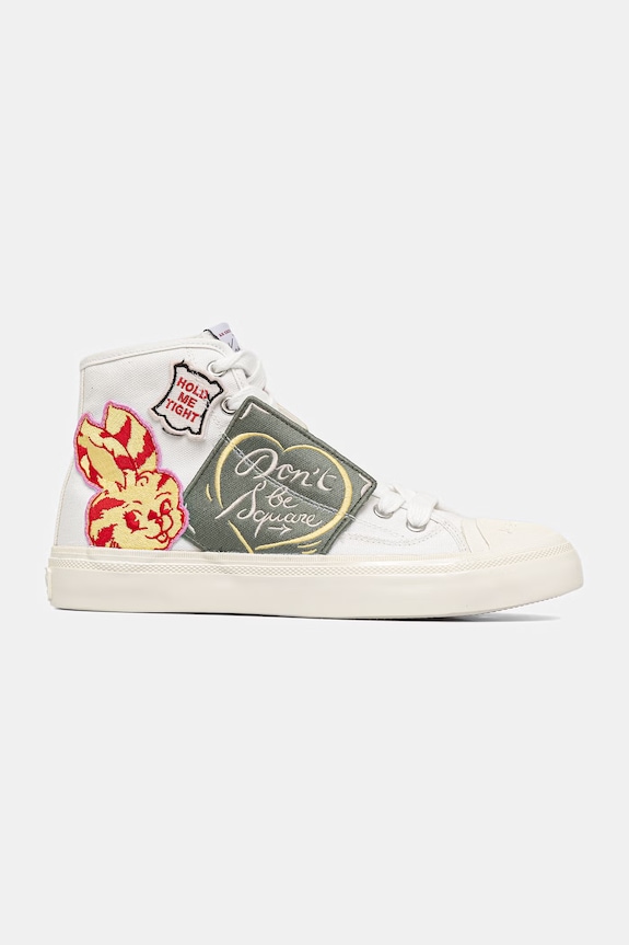 Kenzo trampki High top Sneaker biały FG52SN027F67.MU