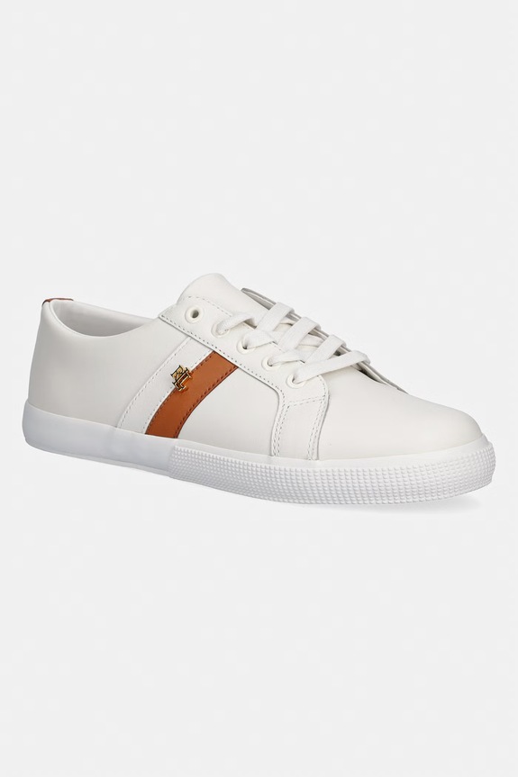 Lauren Ralph Lauren Janson II superge ženske usnjene bela 802925365011.100