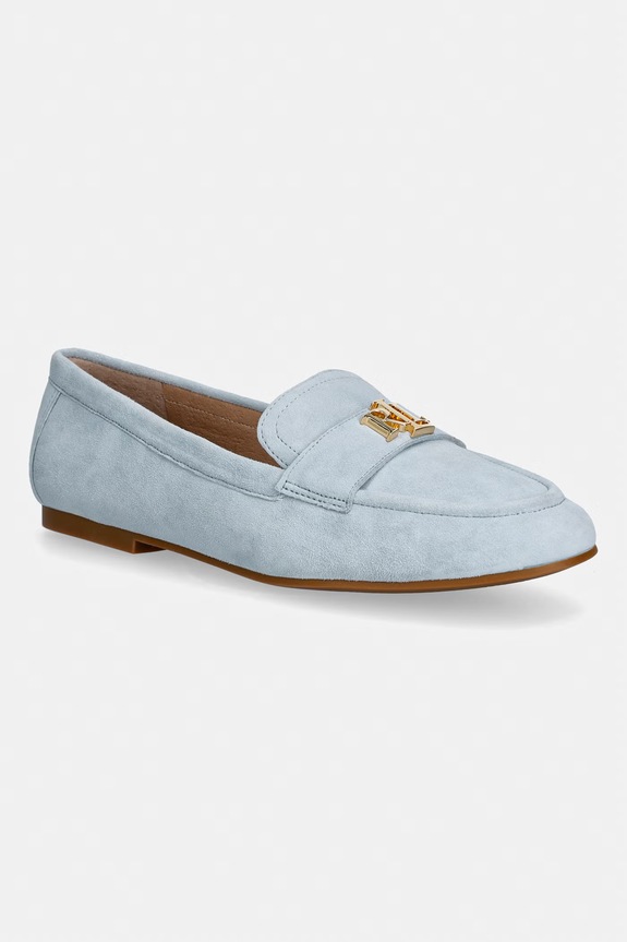 Lauren Ralph Lauren mokasíny dámske semišové Averi III modrá 802946809016.400