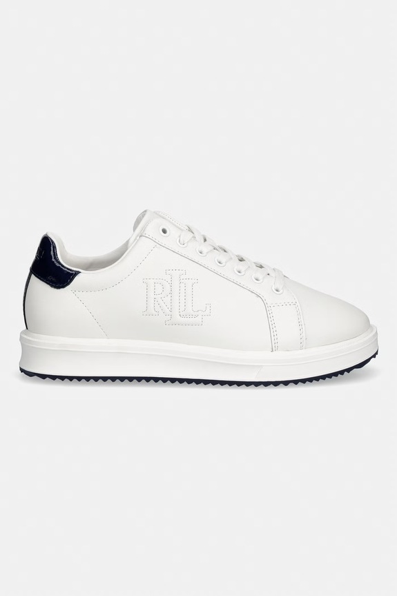 Lauren Ralph Lauren Ainsley sneakers pentru femei, din piele 802959226002.100 alb SS26