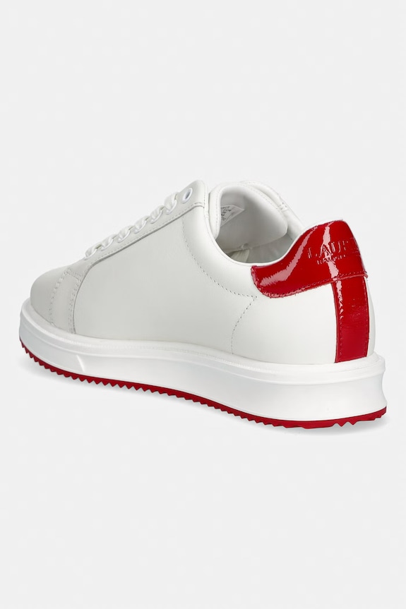 Obuwie Lauren Ralph Lauren Ainsley sneakersy damskie skórzane 802959226003.100 biały