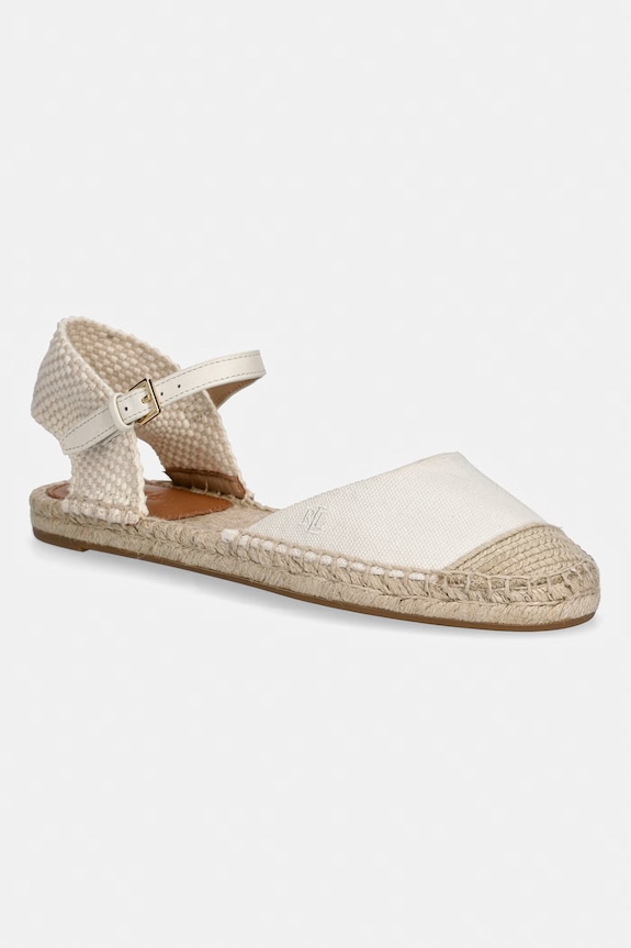 Lauren Ralph Lauren espadryle damskie Robby Flat beżowy 802982888003.100