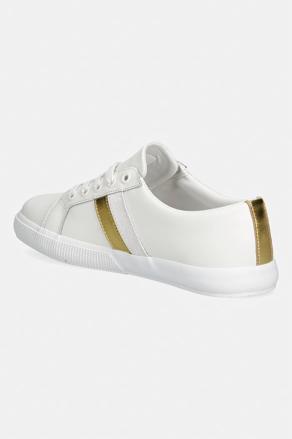 Obuwie Lauren Ralph Lauren Janson II sneakersy damskie skórzane 802P02521002.100 biały