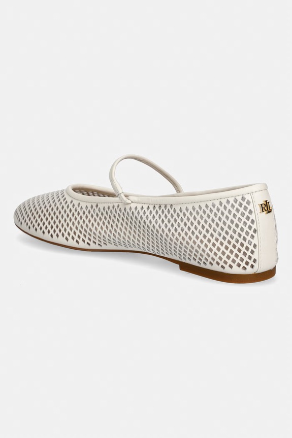 Obuv Lauren Ralph Lauren baleríny kožené Jayna Mj 802P04176004.100 béžová