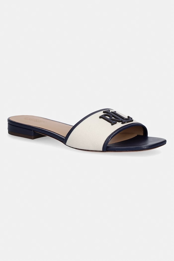 Lauren Ralph Lauren papuci Everley Sld2 piele bleumarin 802P04395001.250