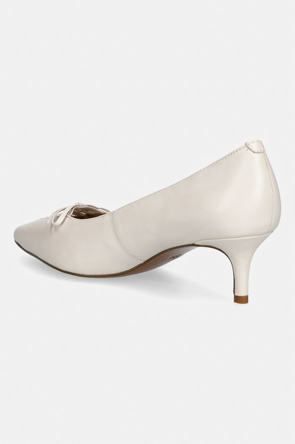 Încălțăminte Lauren Ralph Lauren stiletto piele Adrienne 802P06371004.100 bej