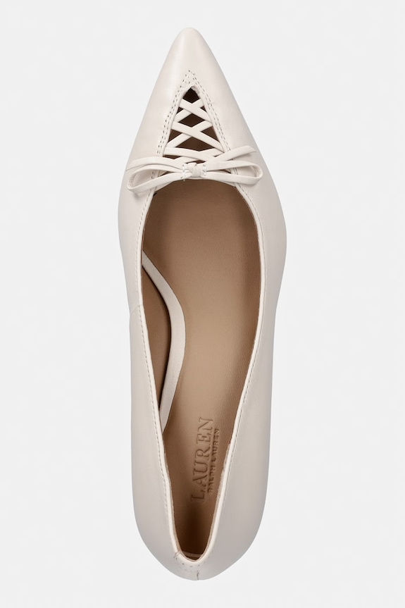 Lauren Ralph Lauren stiletto piele Adrienne bej 802P06371004.100