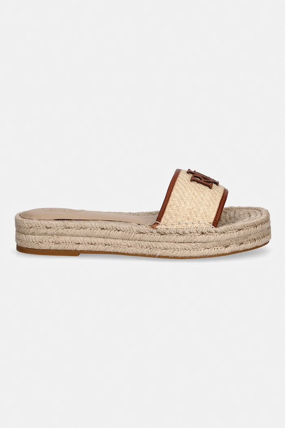 Lauren Ralph Lauren klapki damskie Polly 4 802P06398003.101 beżowy SS26