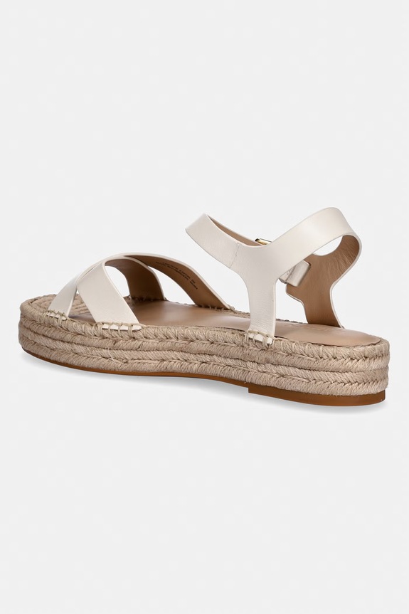 Obuv Lauren Ralph Lauren espadrilky dámske kožené Emeryn 802P06400002.100 béžová