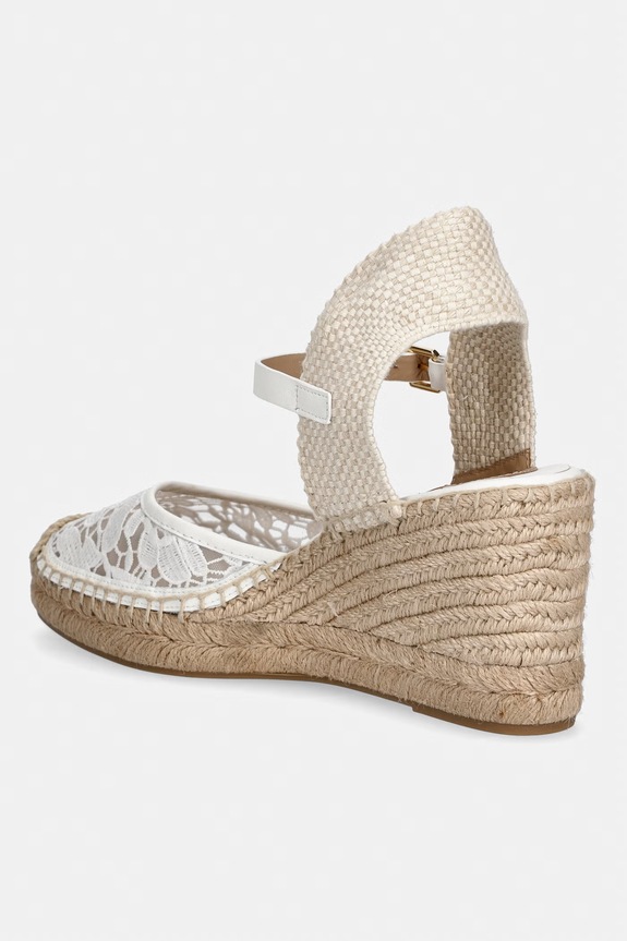 Boty Lauren Ralph Lauren espadrily dámské Robby 802P06403001.100 bílá