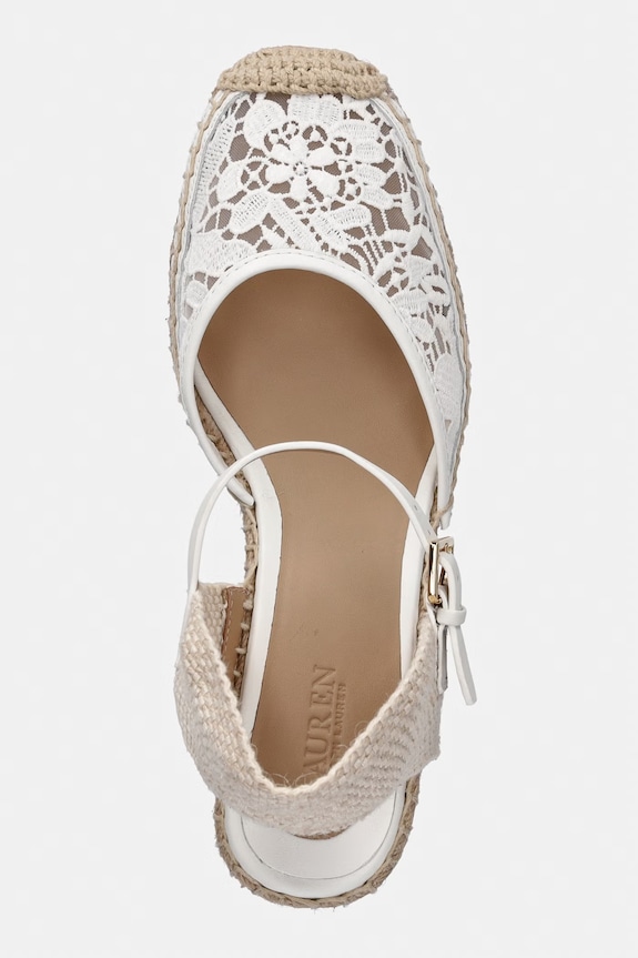 Lauren Ralph Lauren espadrily dámské Robby bílá 802P06403001.100