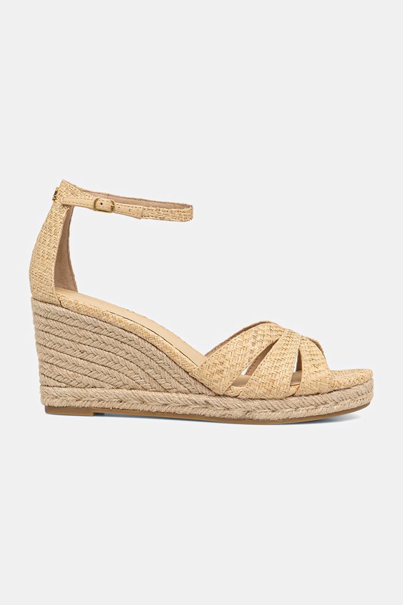 Lauren Ralph Lauren sandały na koturnie Nellie 802P10424001.101 beżowy SS26