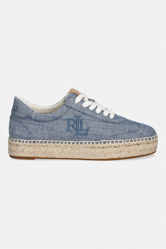 Lauren Ralph Lauren tenisky dámske Luize Sneaker 802P10497001.400 modrá SS26