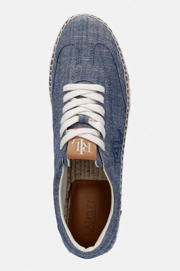 Lauren Ralph Lauren tenisky dámske Luize Sneaker modrá 802P10497001.400