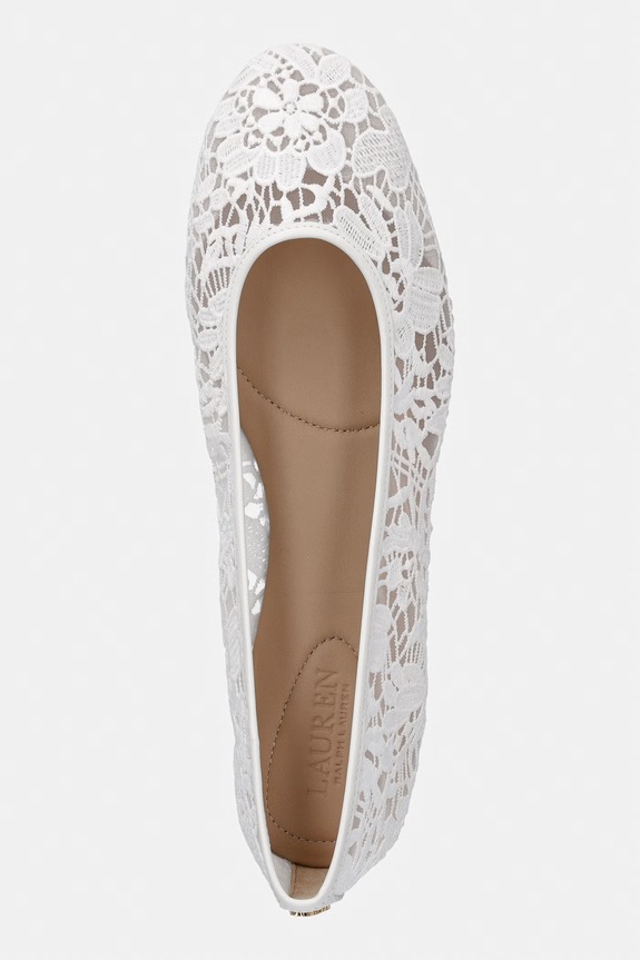 Lauren Ralph Lauren балетки Jayna 4 білий 802P10533001.100
