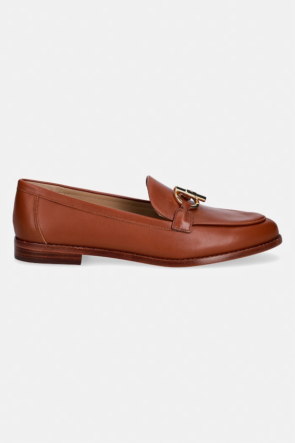 Lauren Ralph Lauren mokasini ženski usnjeni Blaike Loafer 802P10534002.200 rjava SS26