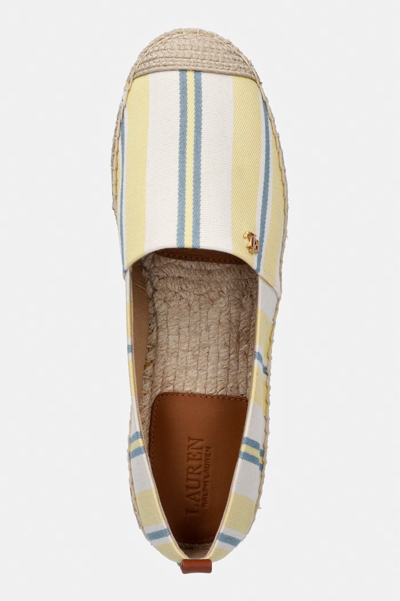 Lauren Ralph Lauren espadrilky dámske Cameryn III žltá 802P10631003.700