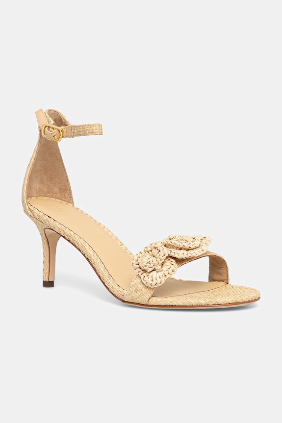 Lauren Ralph Lauren szandál magas sarkú Allie M Flwr bézs 802P10642001.101