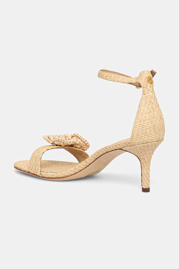 Cipők Lauren Ralph Lauren szandál magas sarkú Allie M Flwr 802P10642001.101 bézs