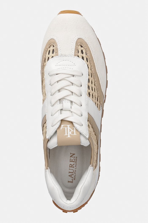 Lauren Ralph Lauren Dani sneakersy damskie beżowy 802P11008001.999