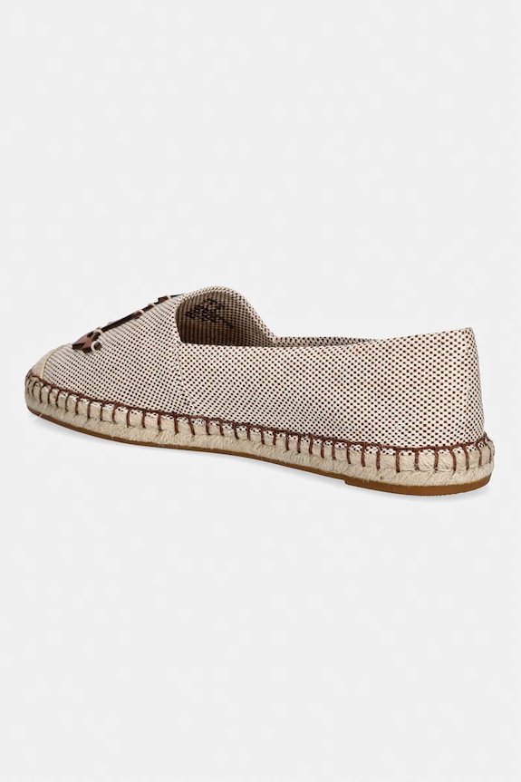 Obuv Lauren Ralph Lauren espadrily dámske Cameryn Logo 802P09065002.250 hnedá